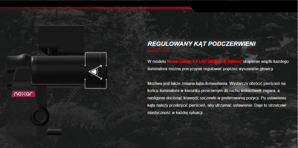 noxar lunar 1.0 lrf 850nm / 940nm z dalmierzem