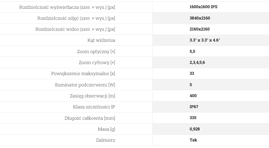 noxar sidar 4k l z dalmierzem lrf celownik noktowizyjny